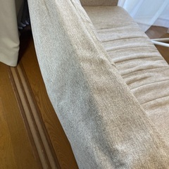二人掛けソファ(グレー)の画像