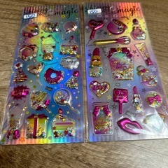 キラキラフレークシールの画像