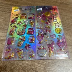 キラキラフレークシールの画像