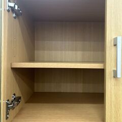 【リユ-スのサカイ広島石内店】ジモティ割！2枚扉食器棚/クリ-ニング済み/HG-8276/広島市 家具　佐伯区 家具　南区 家具　西区 家具　東区 家具　中区 家具　安佐南区 家具　安佐北区 家具　安芸区 家具　府中町 家具　海田町 家具　熊野町 家具　坂町 家具　廿日市市 家具			の画像