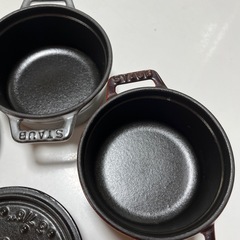 STAUB ココット　２個セット　10センチの画像