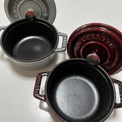 STAUB ココット　２個セット　10センチの画像