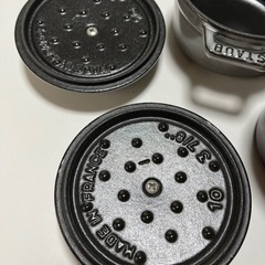 STAUB ココット　２個セット　10センチの画像