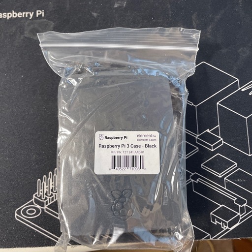 (正規品10個まとめ)Piケース for Pi3 黒　