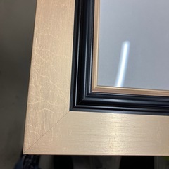 ロ2512-324 額縁 ゴールド×ブラック キズあり 中古の画像