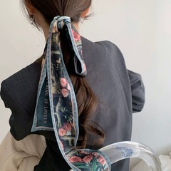 万能サテンファッションスカーフの画像