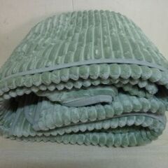 ⑥　未使用/新品　アウトレット　［190×240］洗える ストライプ フランネル キルトラグ ホットカーペット対応 防菌 防臭 防ダニ 床暖房対応 滑り止めの画像