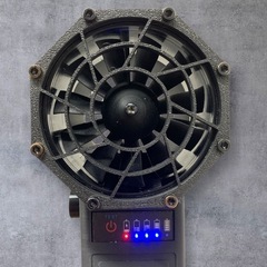 エアダスター 電動 充電式 超強力 電動エアダスター コードレス ターボジェットファン 通電動作確認済み 中古品販売 12Bの画像