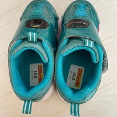 プラレールはやぶさの靴１６センチの画像