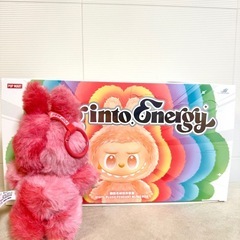 【正規品
】公式POP MART LABUBU into.energy 赤　LOVEの画像