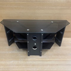 【e15テレビ台】棚付き2段　ガラス棚の画像