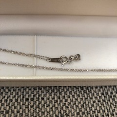 k18WG ネックレスの画像