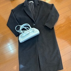 レディース　冬服　マジェスティックレゴン　クリーニング済み　ロングコート　ジャケット　アウターの画像