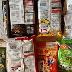 お菓子、おつまみセットの画像