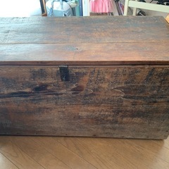 アンティーク木箱　大サイズの画像