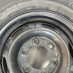 タイヤ　スチールホイール　鉄チン　１本の画像