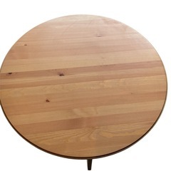 最終値下げ！IKEA イケア　ピントルプ　テーブル 丸テーブル　ダイニングテーブル　 の画像