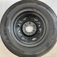 タイヤ　スチールホイール　鉄チン　１本の画像