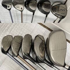 ij6818HI ゴルフクラブ 16本 ゴルフバッグ付 右利き Callaway MACEASY MACTEC NV-NX ドライバー アイアン パター 動作未確認の画像