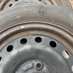 タイヤ　スチールホイール　鉄チン　ホイールカバー　４本の画像