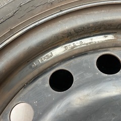 タイヤ　スチールホイール　鉄チン　ホイールカバー　４本の画像