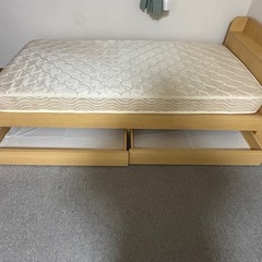 すのこベッド(引き出し付き)の画像
