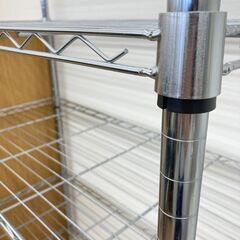 A-830【リユースのサカイ野々市店】ジモティ来店特価‼ メタルラック シルバー クリーニング済みの画像