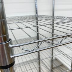 A-830【リユースのサカイ野々市店】ジモティ来店特価‼ メタルラック シルバー クリーニング済みの画像