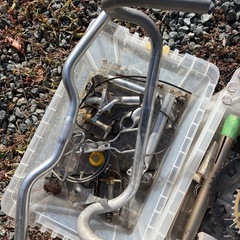 古い自転車の部品 シマノ ロードバイク アルミハンドルなどの画像