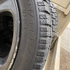 TOYO スタッドレスタイヤ　215/45R17ホイール付  溝ありの画像