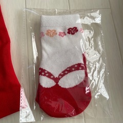 70〜80の着物風つなぎ　たび風靴下の画像