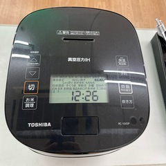 ☆ドリーム荒牧店☆ジモティー割引有☆【クリーニング済み】東芝/真空圧力IHジャー炊飯器/RC-10VSP/2021年製の画像