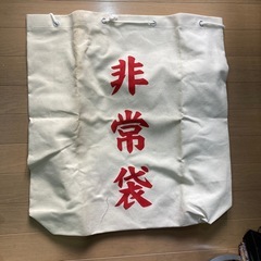 未使用品　非常時に　非常持ち出し袋の画像