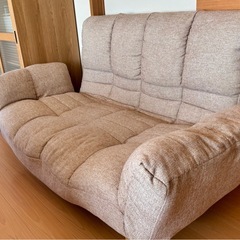 リクライニング2人掛けソファの画像