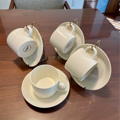 イッタラ ティーマ ティーカップ＆ソーサー ホワイトの画像