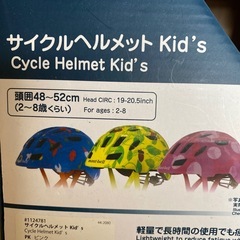 モンベル   キッズヘルメット　女児　ピンクの画像