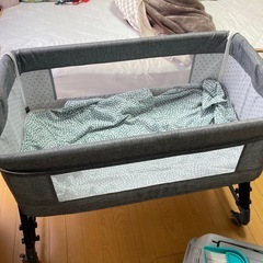 ベビーベッド蚊帳付き
の画像