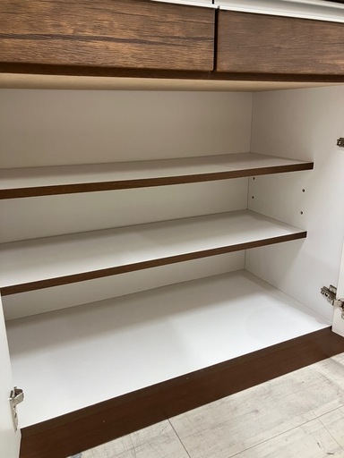 湯川家具レンジボード3枚扉【トレファク堺福田店】