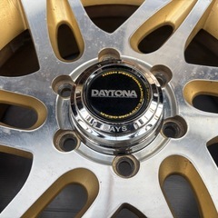 デイトナ　レイズ　アルミホイール４本　ホイールキャップ4個の画像