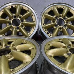 最終値下げ 13インチ 5スポークホイールセット ワタナベ 当時物 旧車 ホイール・13インチ希少当時物ワタナベ7Jタイプ4本setJ73・ご成約