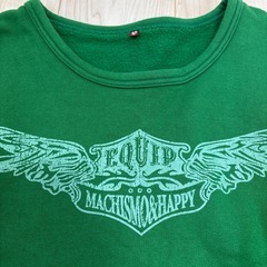 トレーナー　メンズ　緑　グリーンの画像