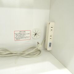 ニトリ NITORI 食器棚 キッチンボード クリスナ KRISNA80KB-WH ホワイト 耐震ロック付 /札幌市清田区の画像