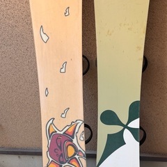 スノーボード2枚セット　Burton 他　袋付きの画像