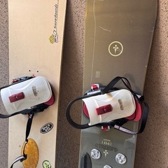 スノーボード2枚セット　Burton 他　袋付きの画像