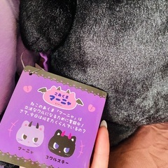 新品♡タグ付 こあくまマーニャBIGぬいぐるみ2種コンプリートの画像