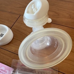 ピジョン　母乳アシスト手動さく乳器　母乳フリーザーパックアダプタ　中古の画像