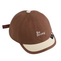 帽子　キャップ　46-50cm　ベビー　ブラウンの画像