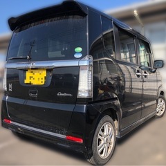 お買い得車‼️N-BOX カスタム　G Lパッケージ　車検9年11月　パワスラ　キーフリー　プッシュスタート　の画像