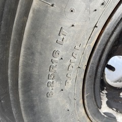 トラックスタッドレスタイヤ　BSホイール付きの画像