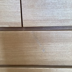 3段チェスト　ータモ材柾目仕上げー【町田市再生家具】　252639の画像
